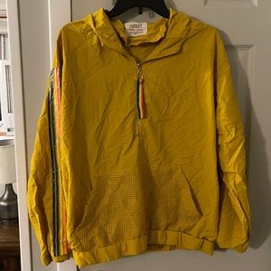 Yellow windbreaker. Ashley by 26 international.